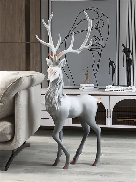 deer living room decor